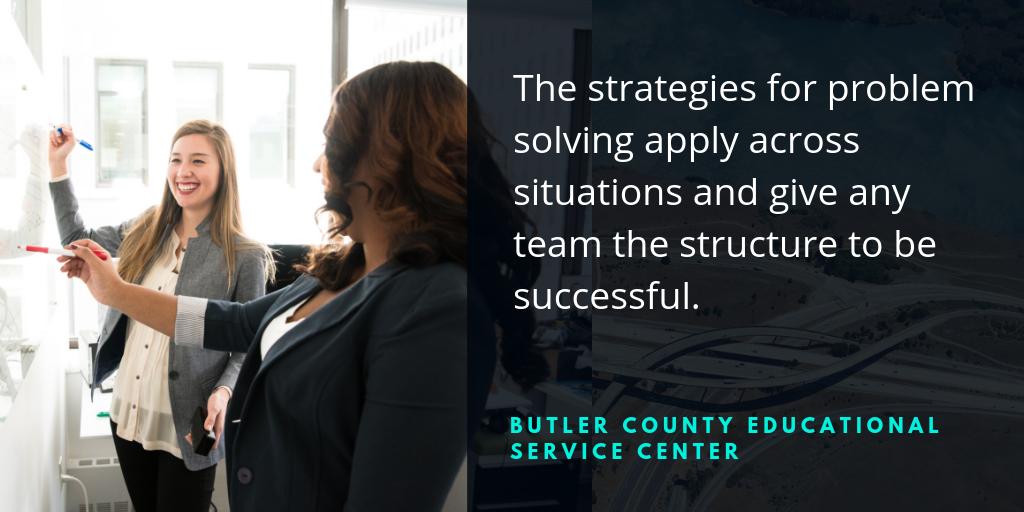 Our trainings will give your team tools to problem-solve and communicate better across the board. Just ask the <a href="/ButlerCountyESC/">Butler County ESC</a>!