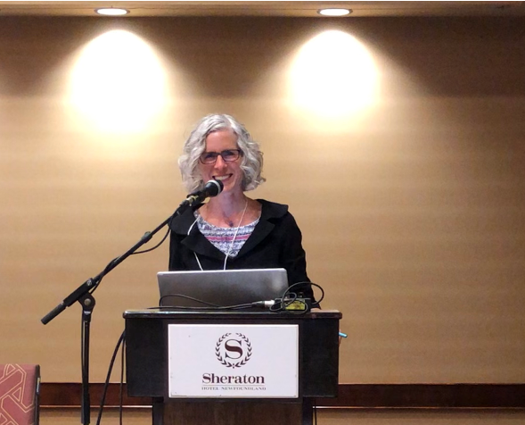 nsfedmuni's tweet photo. The Power Of People! NSFM's Infrastructure and Sustainability officer Debbie Nielsen facilitating a session this morning at #AIMNetwork @CityofStJohns highlighting the good work being done in asset management by two of our municipalities - District of Yarmouth & Inverness County. https://t.co/fRMrAuOteV