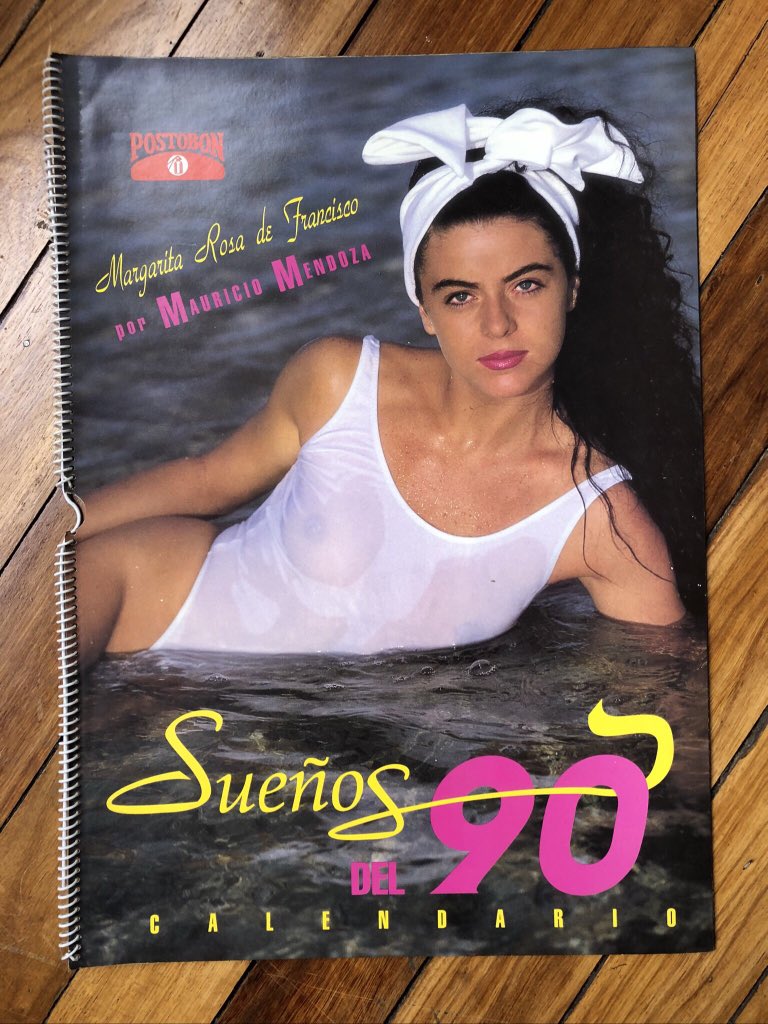 impelirroja's tweet photo. #TableroDeSueños es que vuelvan los Calendarios Sueños de Mauricio Mendoza con las mujeres lindas de Colombia como @Margaritarosadf @jsanchezcristo https://t.co/tqxFHxTbQC