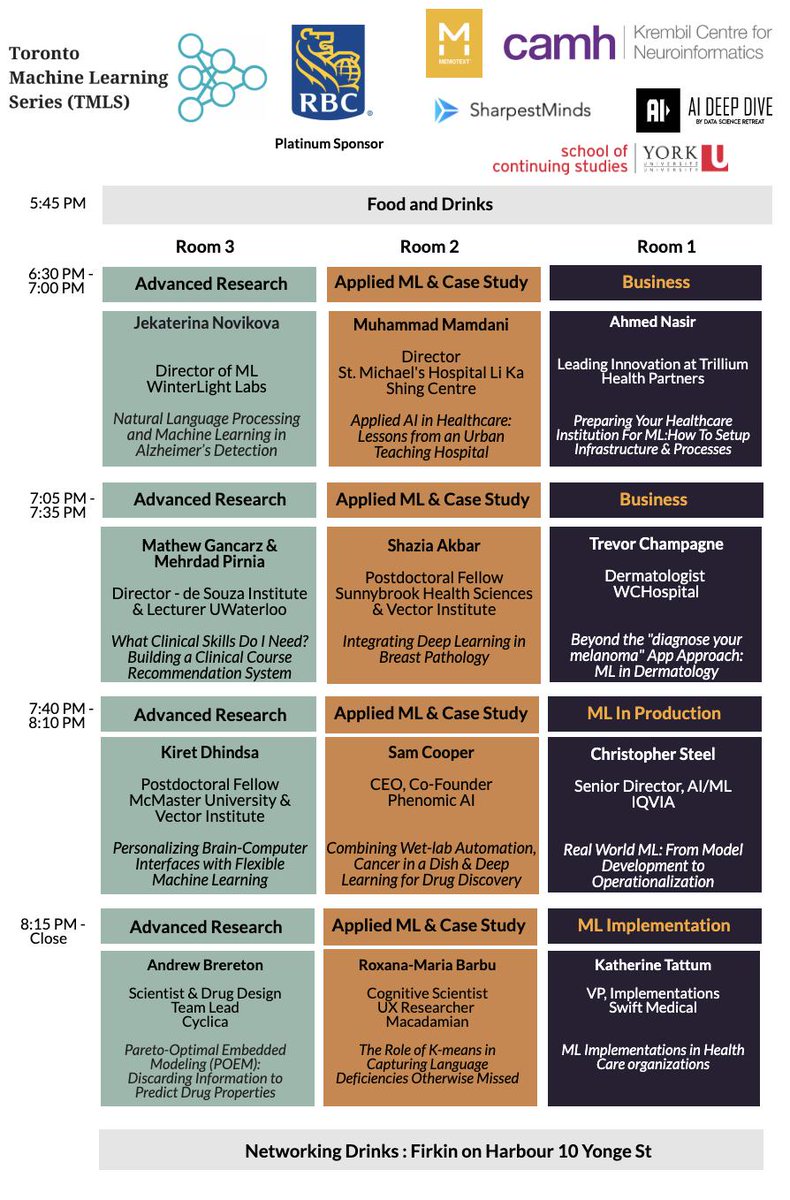 elasticcare's tweet photo. @elasticcare will be at Toronto Machine Learning Series (TMLS) next week on Sep 11th. Come check us at the RBC Waterpark Place from 5:00 p.m. to 9:00 p.m. 
#machinelearning #datascience #artificialintelligence #TMLS #torontomachinelearningsummit #healthcare @TMLS_TO https://t.co/eGHcnPYhdb