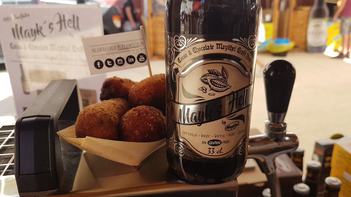 HellMayk's tweet image. Este viernes prueba la perfecta combinación de tu Maykhs'Hell con alguna de las deliciosas croquetas de las cremositas  @lascremositas  #cometelasventas #craftbeer #cocoa