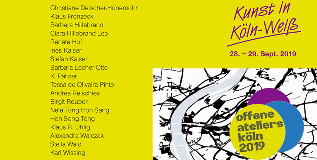 Kunstbilder's tweet photo. #koeln #ausstellung im September 2019 im Kölner Süden öffnen die Ateliers #art #kunst #offeneateliers #Wochenende #koelnkunst #rhein #sculpture #Malerei https://t.co/0hQZsJBcvo