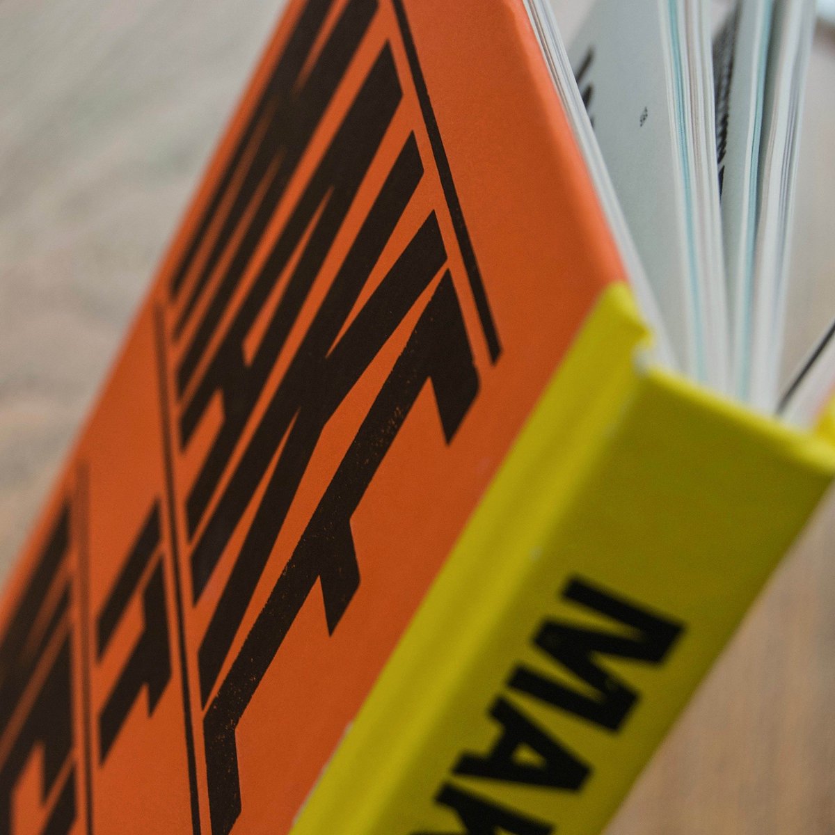 Happy #NationalReadABookDay

If you're looking for a little inspired encouragement then 'Make It Now!' by the internationally renowned graphic artist Anthony Burrill is a goodun. 

✅typography
✅creative problem-solving
✅getting stuff done! 

What are you reading?