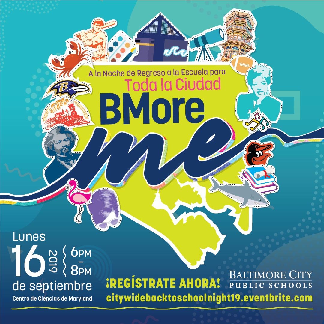 The Citywide Back to School Night is in 10 days! Join us at the <a href="/MDScienceCenter/">Maryland Science Ctr</a> on Monday, September 16, for a free night of dancing, dinner, giveaways, information sessions, and more. #BmoreMe 

Register: bit.ly/2kwHL9K