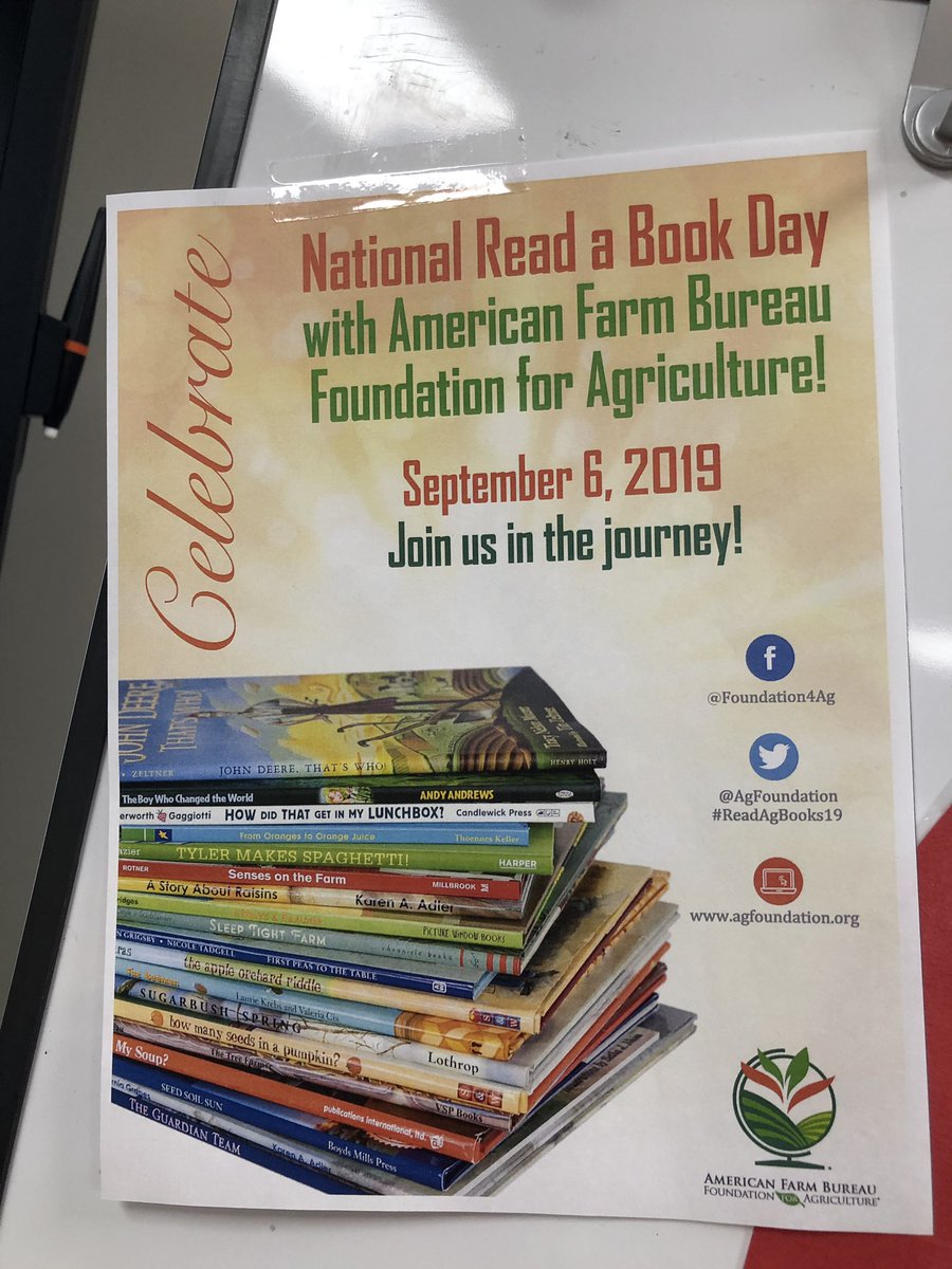 HornetsBaby's tweet photo. National Read a Book Day! Read an Accurate Ag Book Day. We are reading the Apple Orchard Riddle by Margaret McNamara and G. Brian Karas at Walt Whitman Elementary Schools in our school library. #okagclass #readagbooks19 https://t.co/kllz9sIu3m