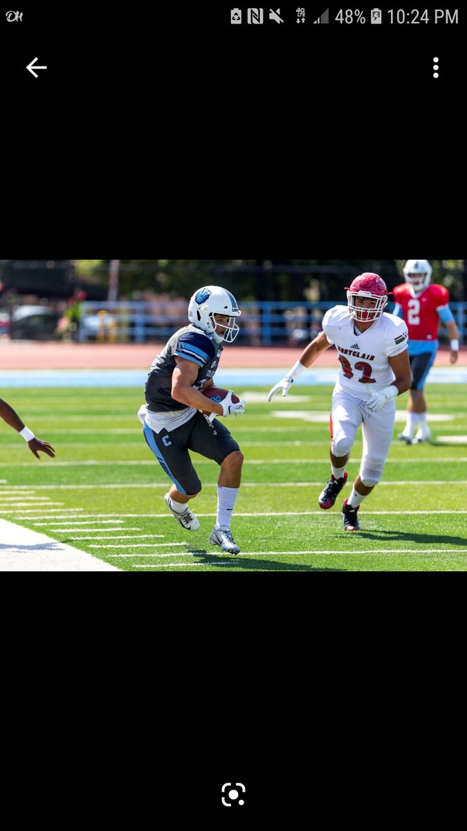 buyer74's tweet photo. I could not be any prouder of Gabe!!! He made the bus for Montclairs first game at Southern Virginia as a Freshman!!! Hard work pays off...keep showing them what you got!!! #lovemy92 #goredhawks #montclairfootball @Gabedell56 @ToddAgresta @CoachPalazz @WayneHills_FB https://t.co/mjtx33H9EY