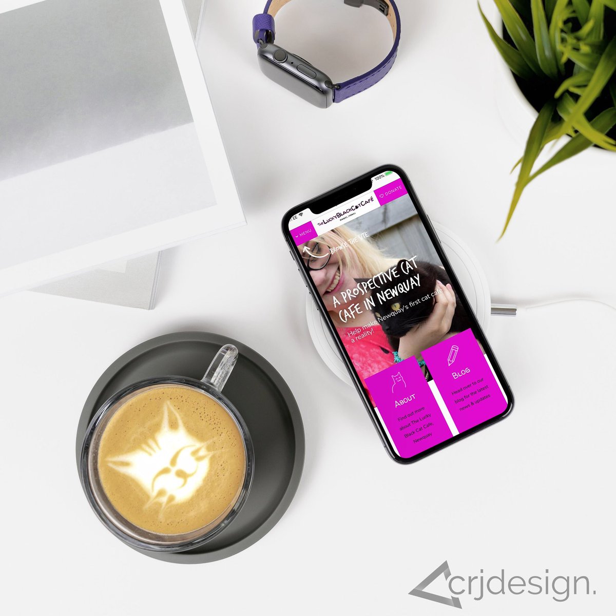 CRJ_Design's tweet image. Super excited to announce this one! We’ve created a #website for The Lucky Black Cat Cafe, a prospective cat cafe in Newquay. The cafe will be a community space where people can de-stress with a hot drink and some feline company 🐈☕️ theluckyblackcatcafe.co.uk #catcafe