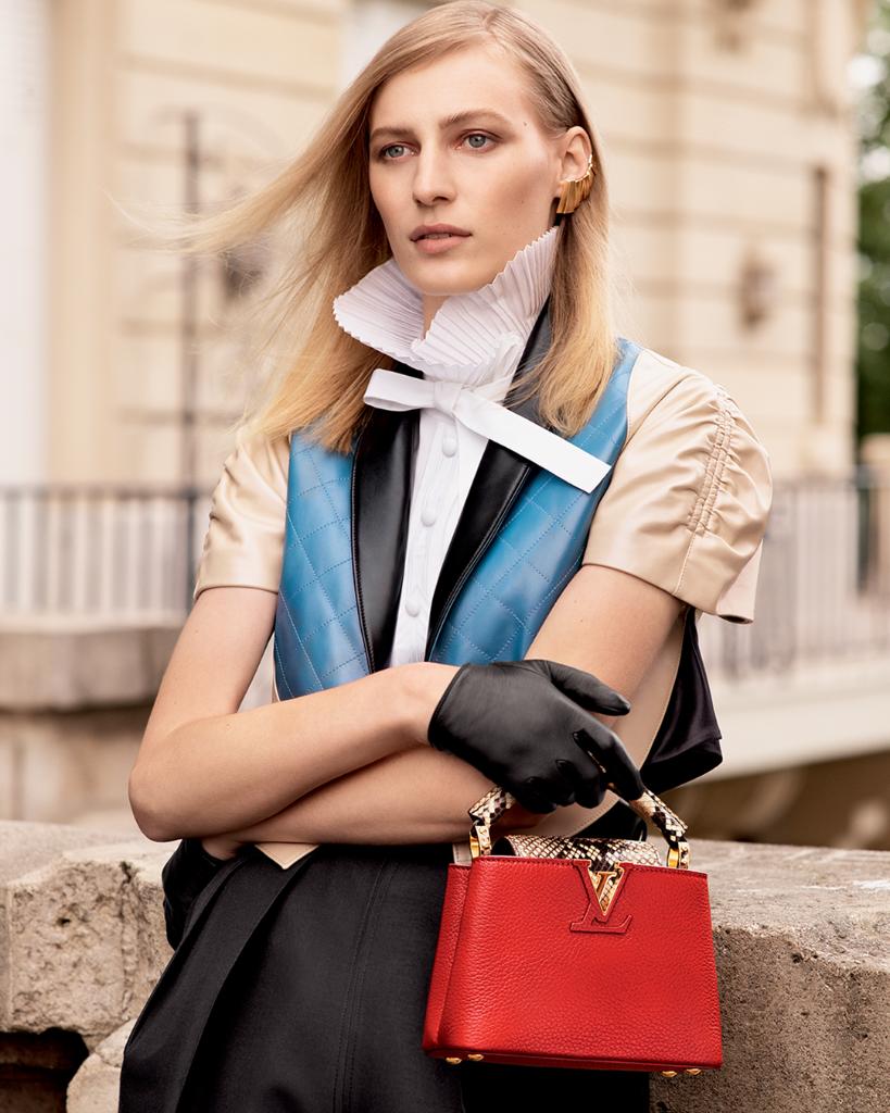 Louis Vuitton on X: Essence of chic. #LouisVuitton's Capucines combines  timeless looks with creative details. See the season's newest models as  photographed by #CraigMcDean at    / X