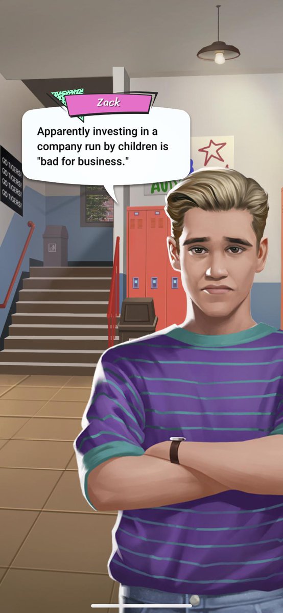 Play_Endless's tweet image. No context #SavedbytheBell season 2. Post your favorite @Seriesthegame screenshots below! #makeascene