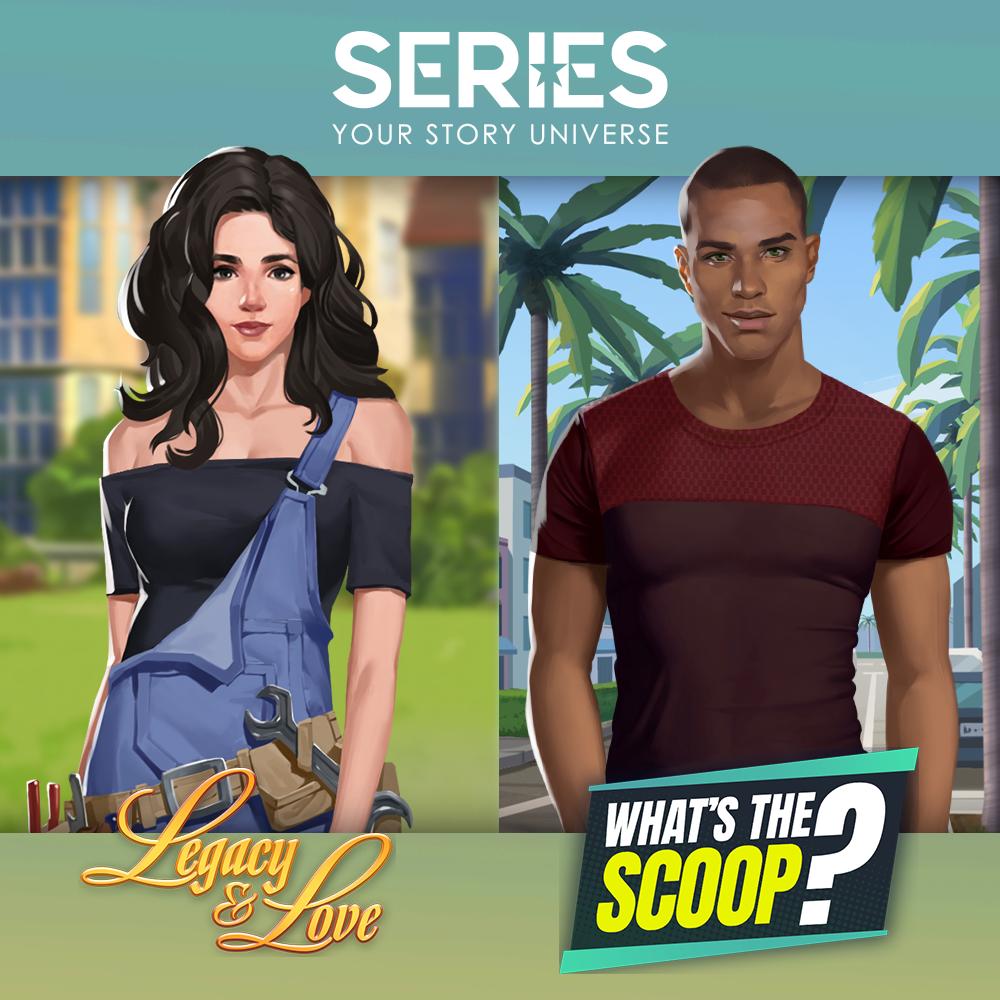 Play_Endless's tweet image. Would you rather drive around in a convertible with Sam, or get the hot scoop on Hawk? 😉 Why not both? Catch up on our @Seriesthegame originals, Legacy &amp;amp; Love and What’s The Scoop! #makeascene