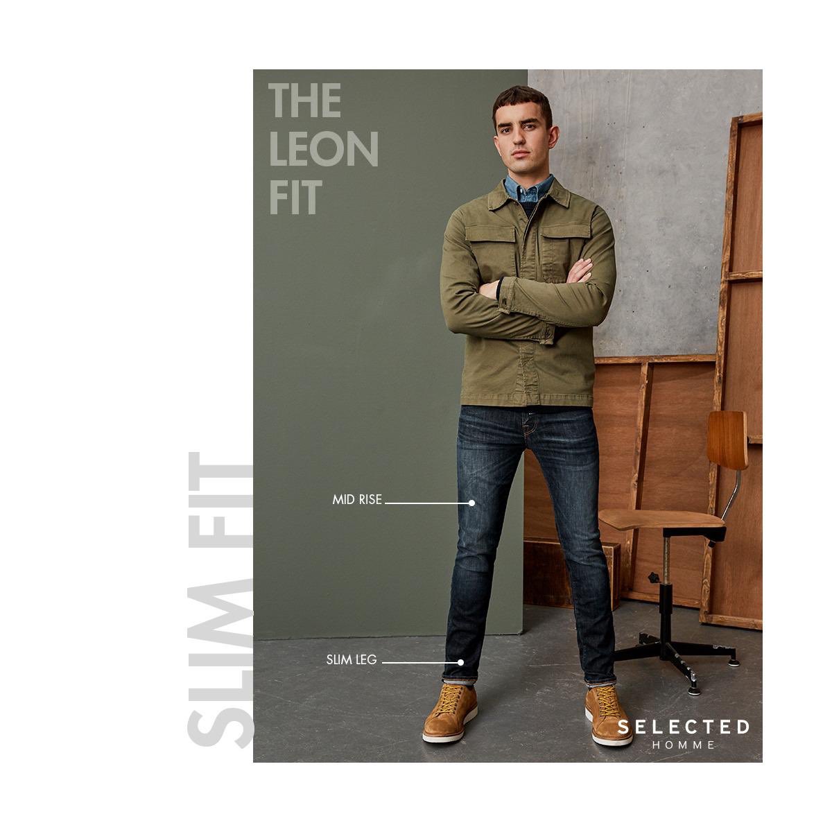 selected homme slim leon