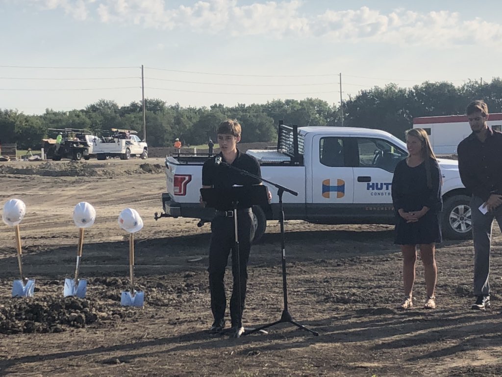 amandajeanyoung's tweet photo. Honored to be a part of the USD 385 CAPS planning team. Today’s groundbreaking was a wonderful celebration of hard work, dedication, and development by so many people in this district. Amazing opportunity for our students and community! @andoverschools #ahstrojanfam https://t.co/P7hE0qa9RH