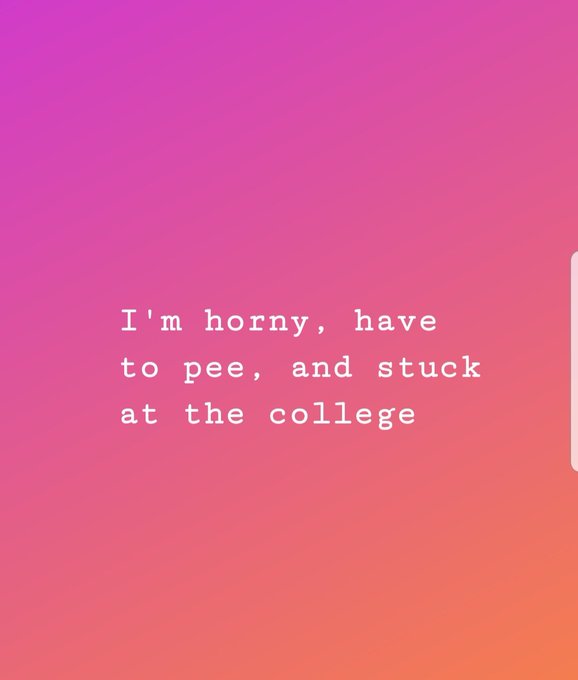 Today is going to be a long school day, any idea for fun? #pissfetish #schoolgirl #naughty #piss #holding<a href="/tag/schoolgirl"class="tags"><span>#schoolgirl</span></a><a href="/tag/naughty"class="tags"><span>#naughty</span></a><a href="/tag/piss"class="tags"><span>#piss</span></a><a href="/tag/omorashi"class="tags"><span>#omorashi</span></a><a href="/tag/omo"class="tags"><span>#omo</span></a><a href="/tag/holding"class="tags"><span>#holding</span></a>