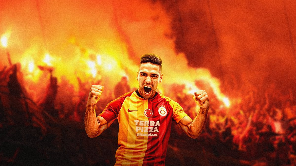 ftblcreative's tweet image. Falcao Wallpaper #Galatasaray