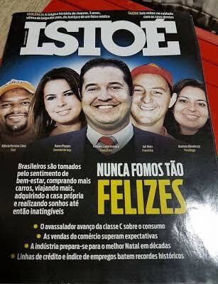 AngelitaReis5's tweet photo. Adoro esfregar a capa dessa revista na fuça dos fascistas! 
Hj mais do que nunca devemos gritar 
#VoltaPT https://t.co/fETyRcZBqy