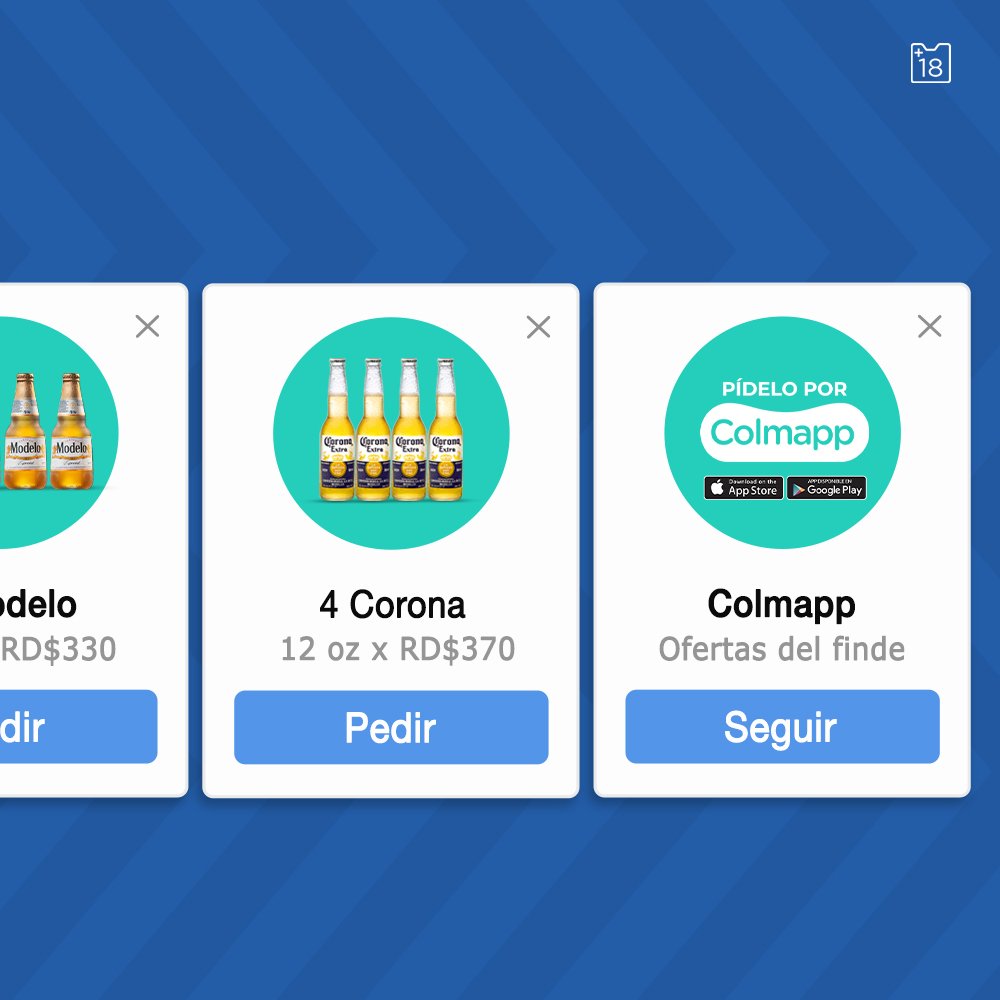 tadadeliveryrd's tweet photo. Los sugeridos para que el finde rinda como e’, desliza y pide tu favorita por #Colmapp pagando con efectivo o tarjeta.💳 #ColmappTeLoLleva https://t.co/r03bzWa9cn