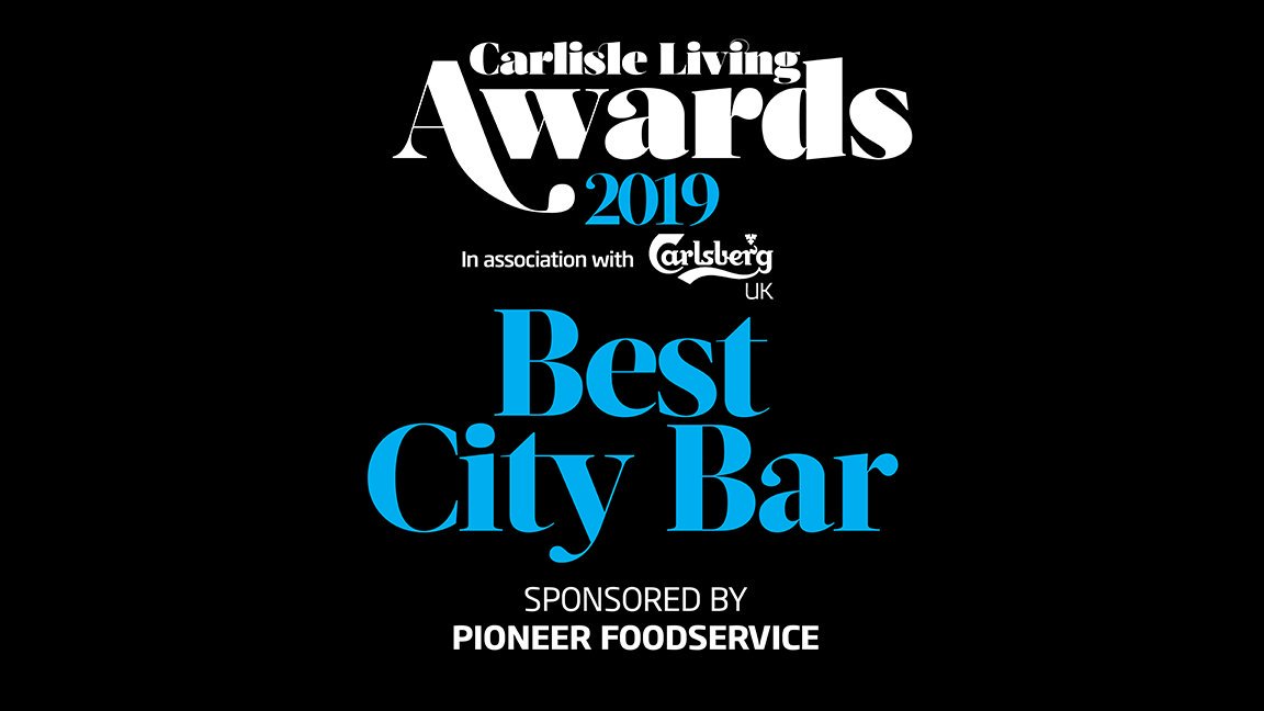 carlisleliving's tweet photo. The next award is for Best City Bar, sponsored by @pioneerfoodserv. The four finalists are… @TheCrescentBar, #Bocata, @TheDukeBar and #SpiderandFly #bestofcarlisle https://t.co/5gDvuT9o1O