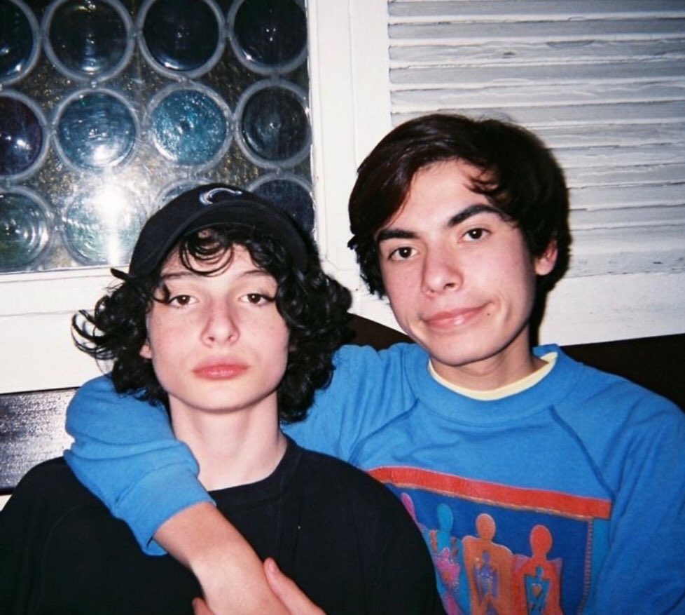 finnwolfhard36's tweet photo. Grew up with my best freind and he turning 17 this week (: https://t.co/ZMjRgsIzNL