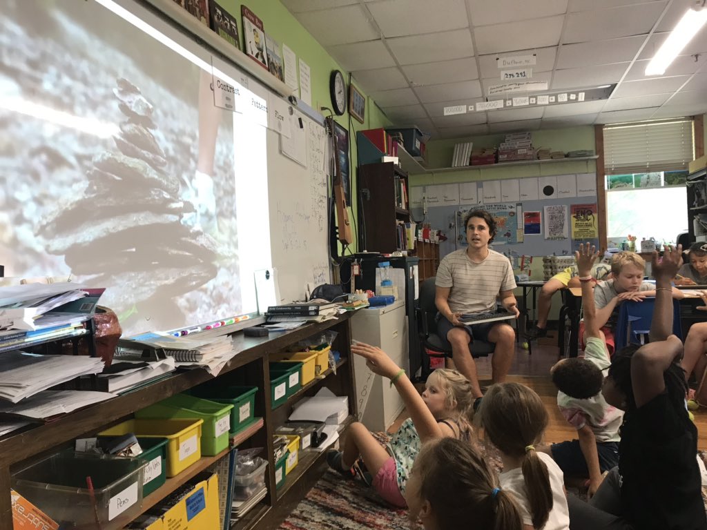 AnnasClass's tweet image. We are heading to Occoneechee Mountain with our 4th grade buddies on Monday! They have been studying rocks and we have been studying maps! Today we spent time together talking how we would be investigating rocks and maps while we are there! @NorthCarolinaEE @PBLWorks #mapproject