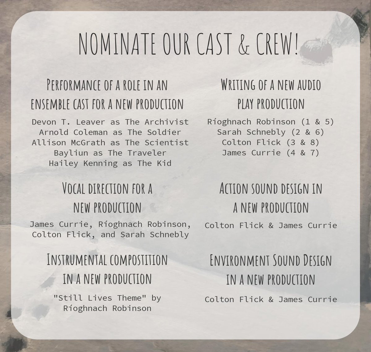 Still Lives (a podcast!) tweet media