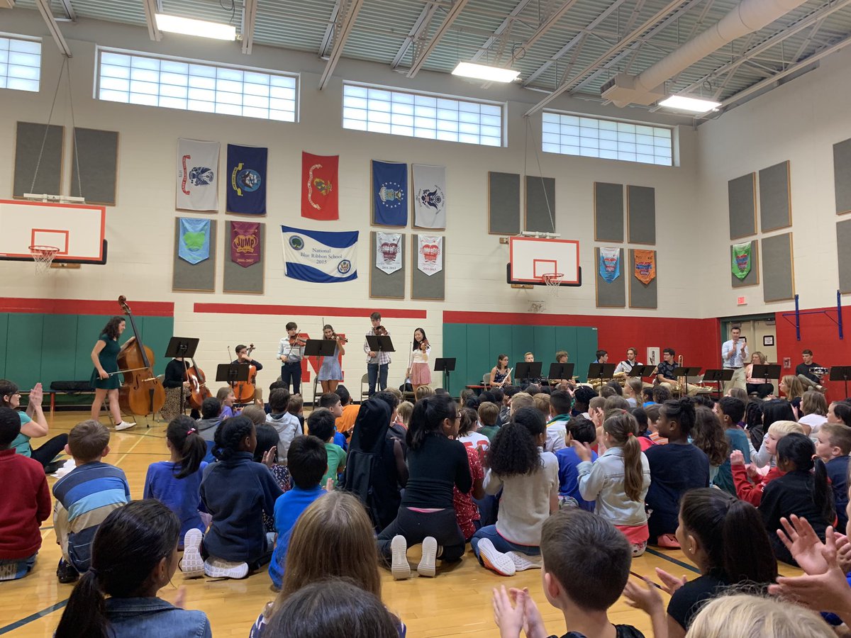 3rd and 4th graders enjoyed an incredible instrument demonstration today by MVMMS & MHS students! Ask your student which instrument was THEIR favorite! #melrosePS