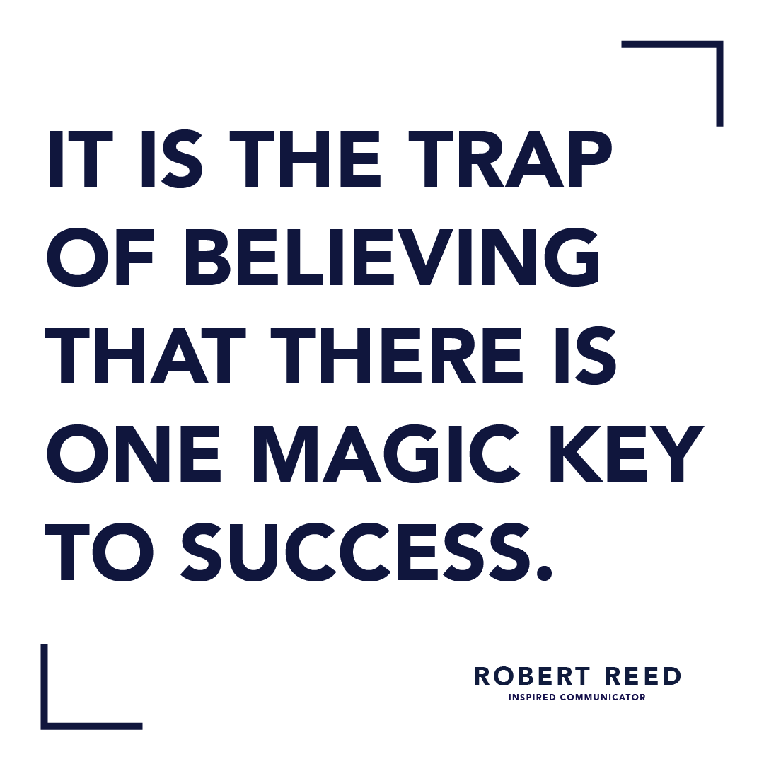 RobertReed2nd's tweet photo. There's not one way to victory, and there's not one magic key to success. Don't fall into the trap. https://t.co/mMgtQGYNkS