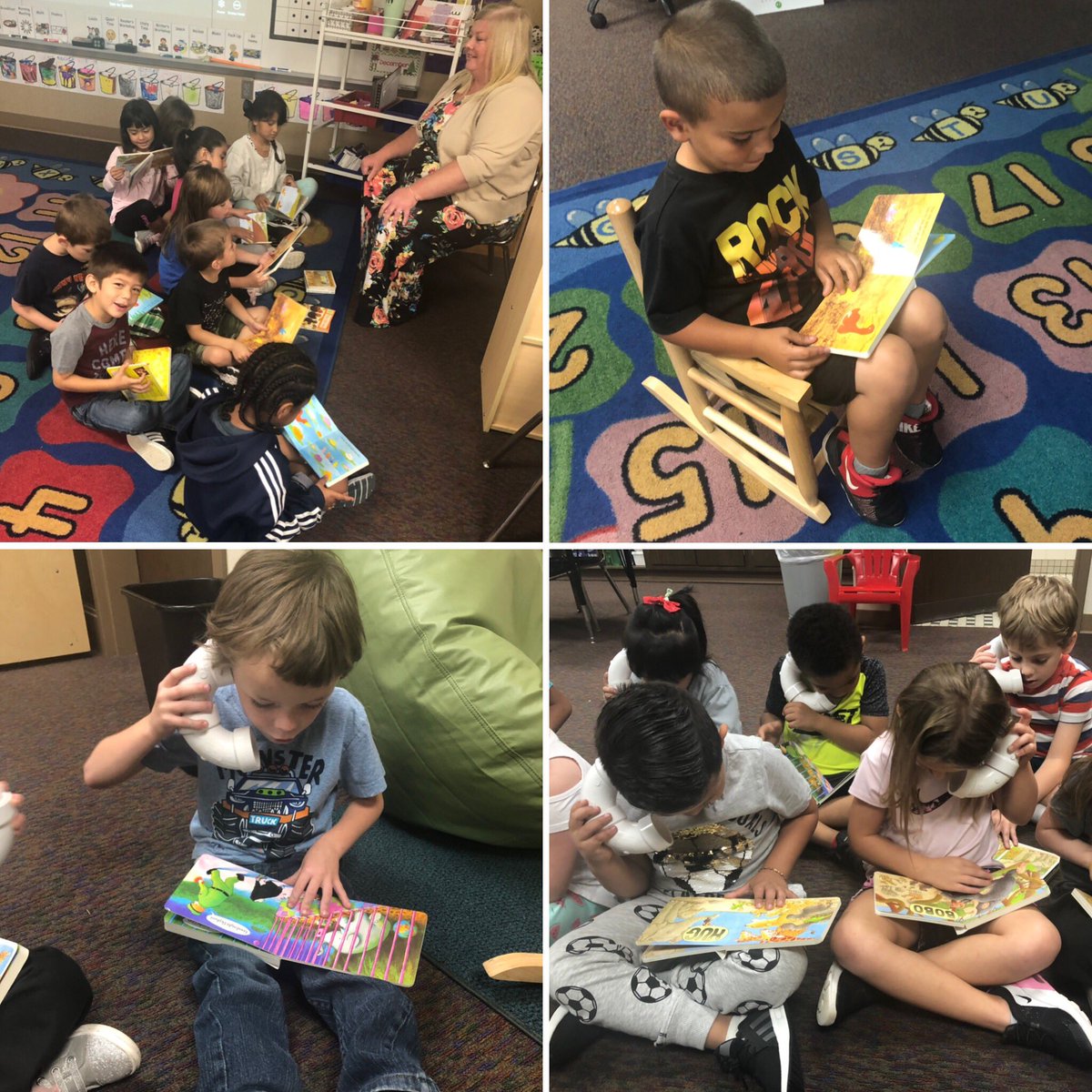 We started Guided Reading this week with Mrs. Mabus! The kids really enjoyed diving into the books! ❤️<a href="/SFE_3820/">SFE Elementary</a> @vogtforbooks <a href="/TeamMabusTitleI/">SFE Team Mabus</a>
