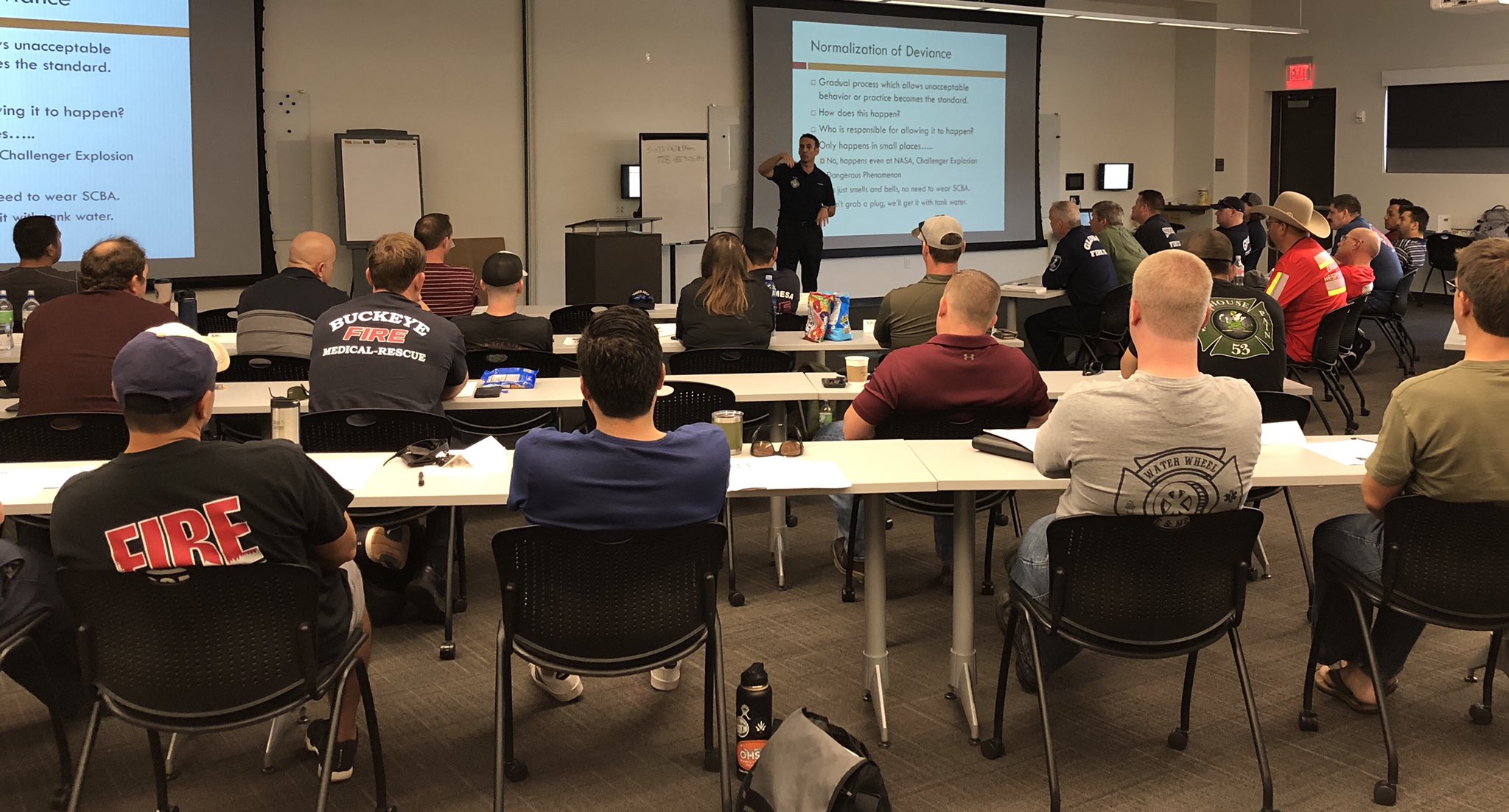 AZ State Fire School on Twitter "Chief Paul Luizzi teaching a section