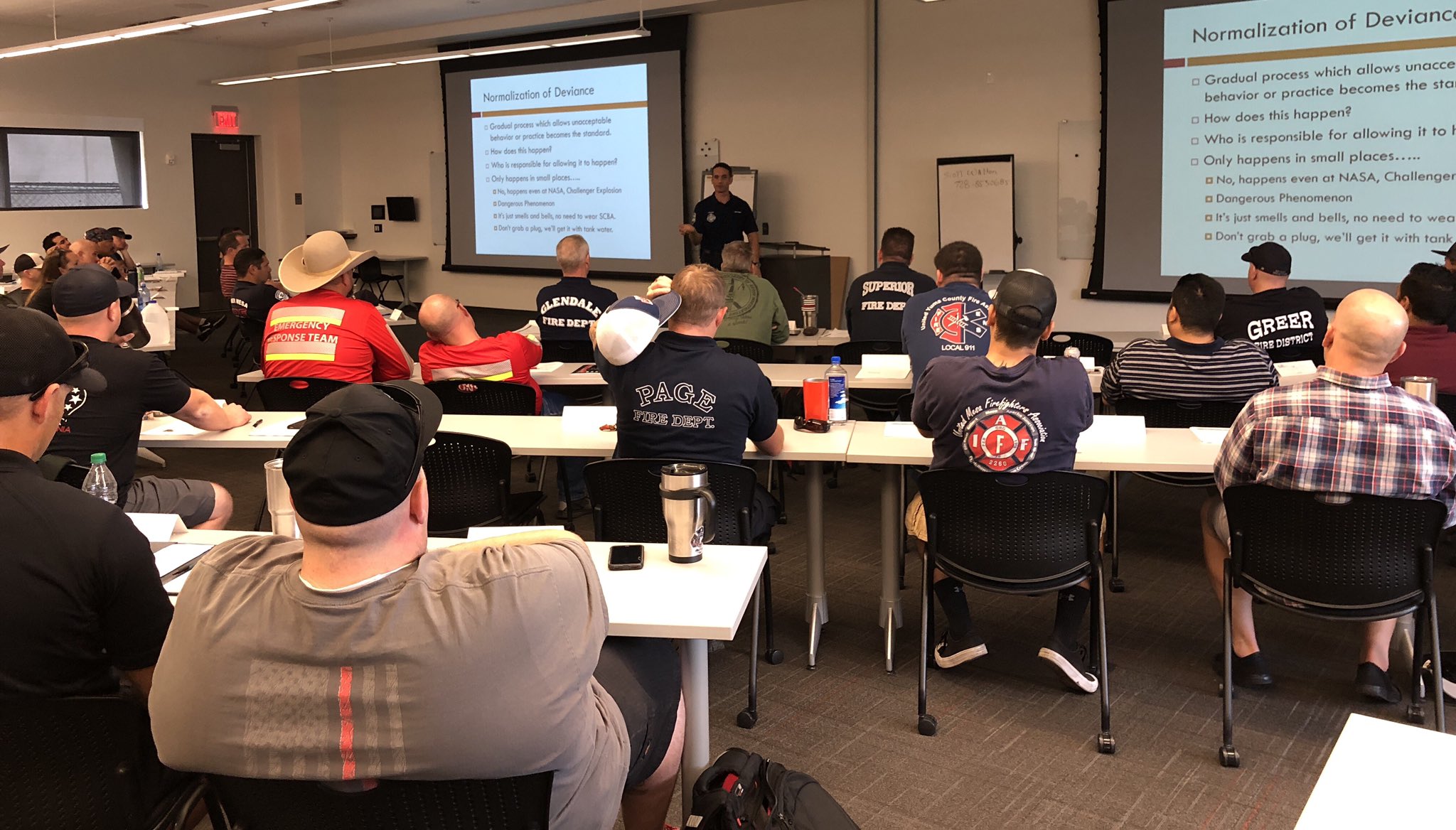 AZ State Fire School on Twitter "Chief Paul Luizzi teaching a section