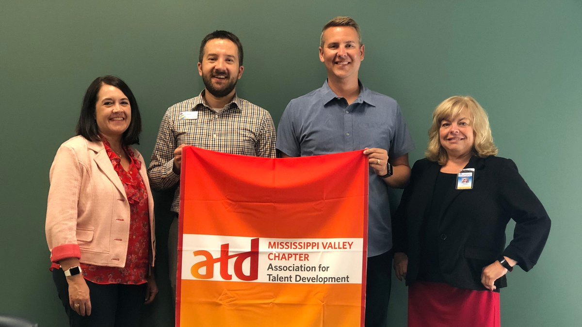 Introducing your ATD MVC Board Members!  In other news...we're looking to fill our Vice Chair of Finance role.  If you're interested , please don't hesitate to send us a note!  

From Left:  Jan Dietz, Jon Sexton, Brad Stoefen, Tammy Uskavitch