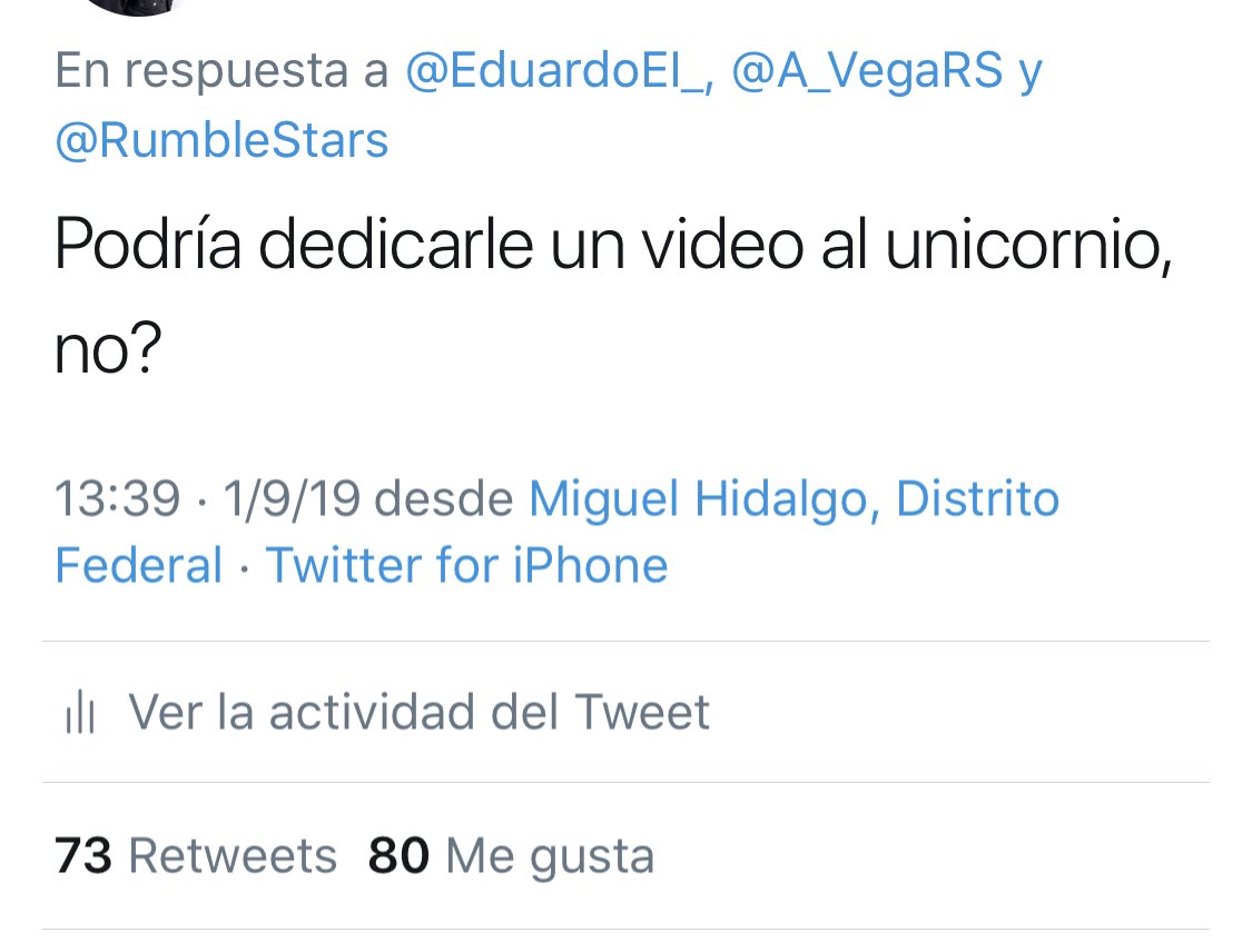 Mi dios, 73 RT en 1 respuesta ! Creo q sale video de ⁦<a href="/RumbleStars/">Rumble Stars Football ⚽️</a>⁩