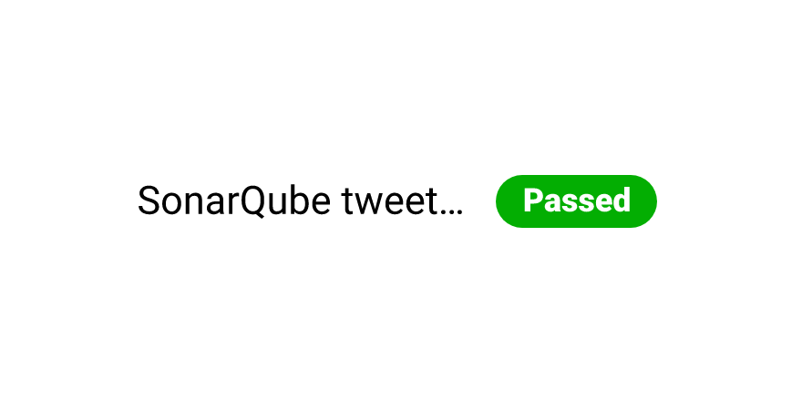 SonarQube tweet... Quality Gate Passed!