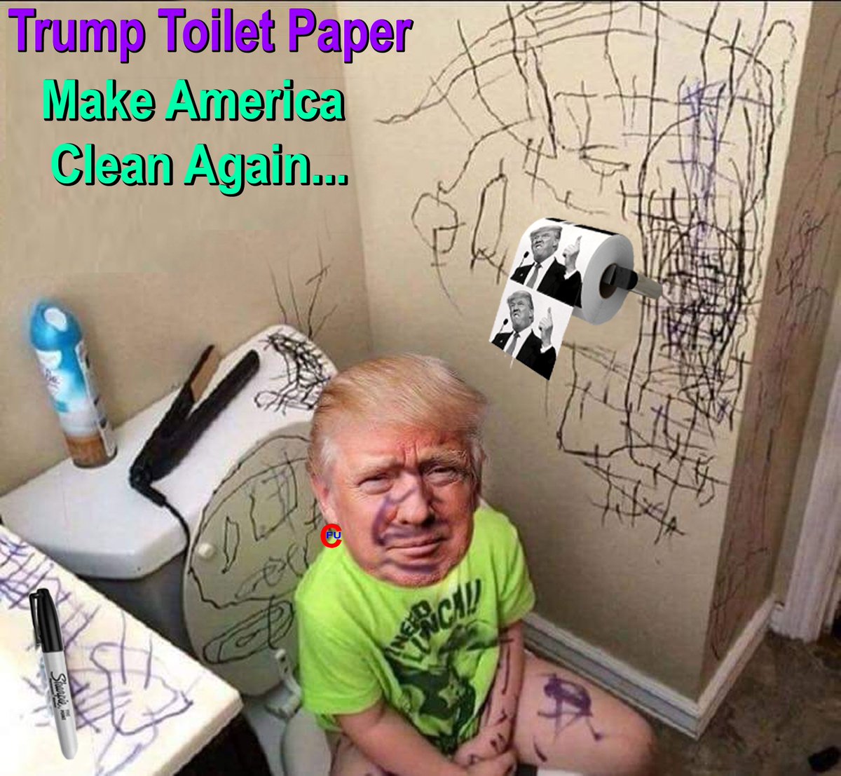 CitizensFedUp's tweet photo. Trump is always branding things...

#TrumpToiletPaper https://t.co/owokUj4nu6