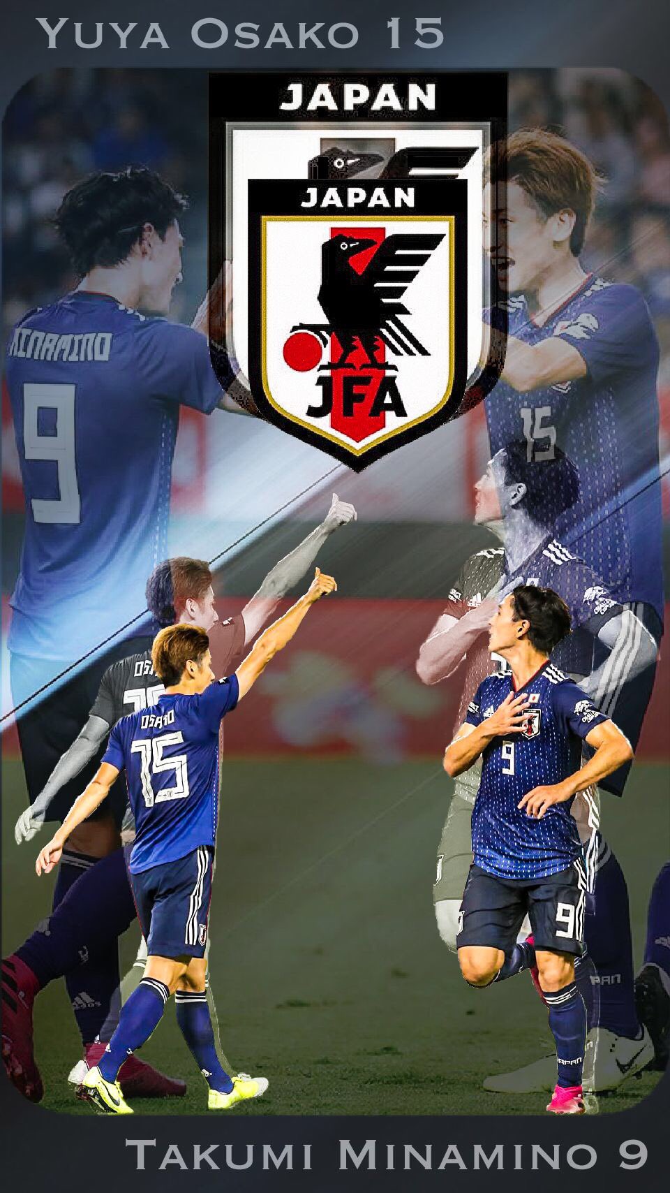 サカ好き サッカー日本代表 パラグアイ戦 得点者 大迫 南野の壁紙です 大迫勇也 南野拓実 壁紙 気に入ったらいいね T Co Zvm9droeg2 Twitter