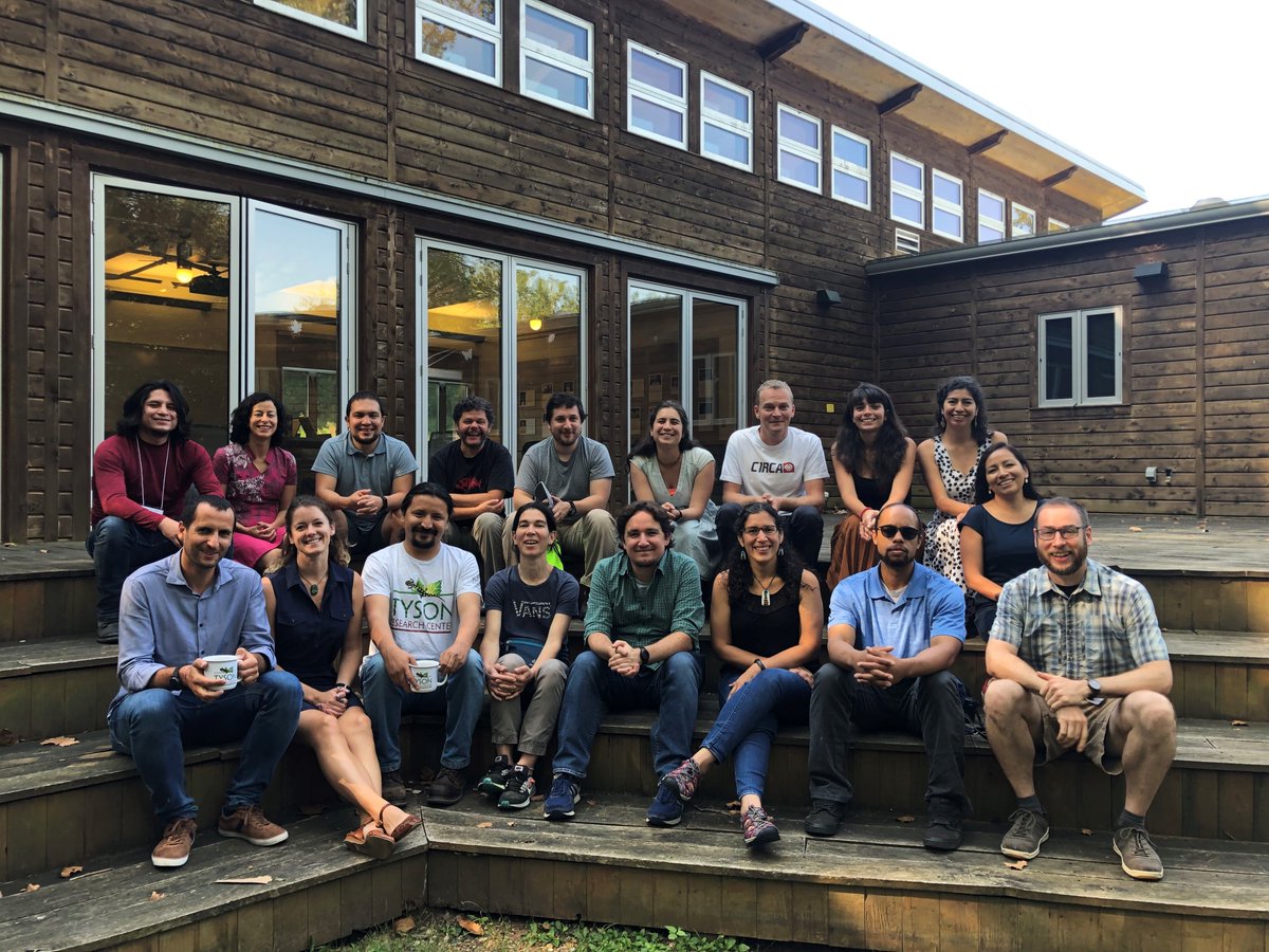 Kimmedley10's tweet photo. @WashUTyson @jamyersecology @WUSTLBio #LivingEarthCollaborative working group on Andean Forest Diversity & Dynamics is wrapping up today after a great week of productivity. Folks from 9 countries contributed! Hope to see you @WashUTyson again! @jamyersecology @WUSTLBio https://t.co/ZlONZfgkqr