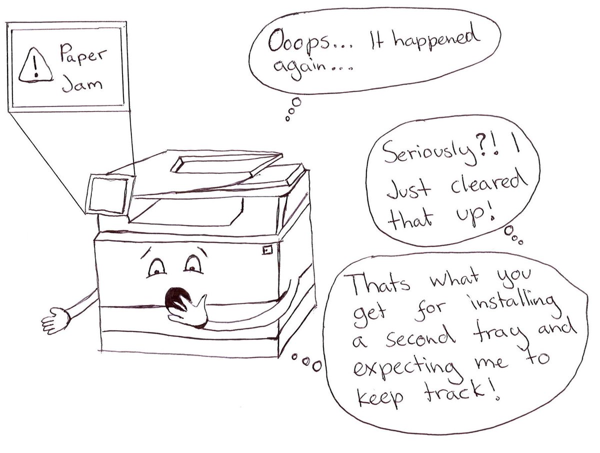 DocuShield_Rx's tweet image. #TGIF! Here is your @DocuShield_Rx #fridayfunny: if your getting tired of dealing with multiple tray issues then visit docushield.com to find how smart thermal printing can help! 
#fridayfunnies #healthinformatics #healthtech #medtech #healthcareleaders #innovation