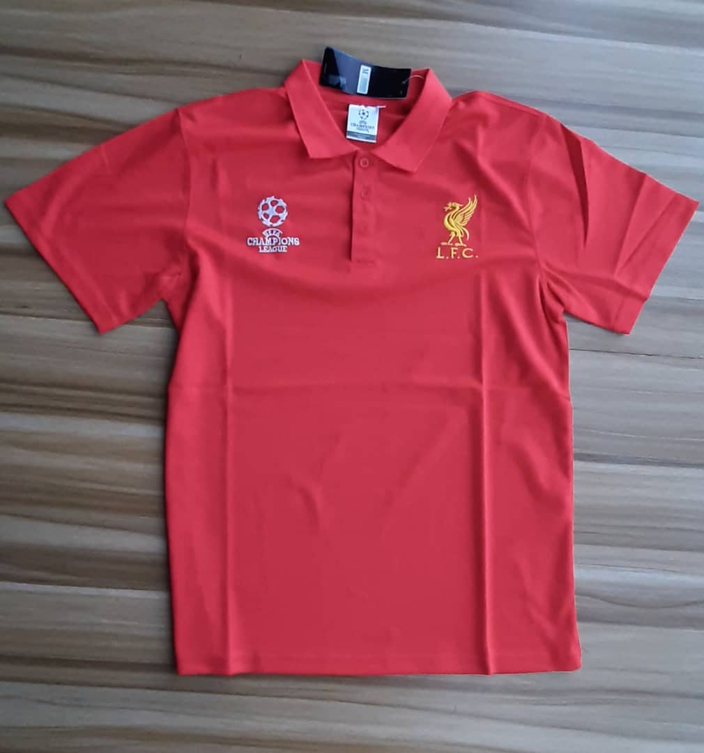 Liverpool FC Polos available #5500 only All sizes available Quality  Affordable price   #blacklabel RT