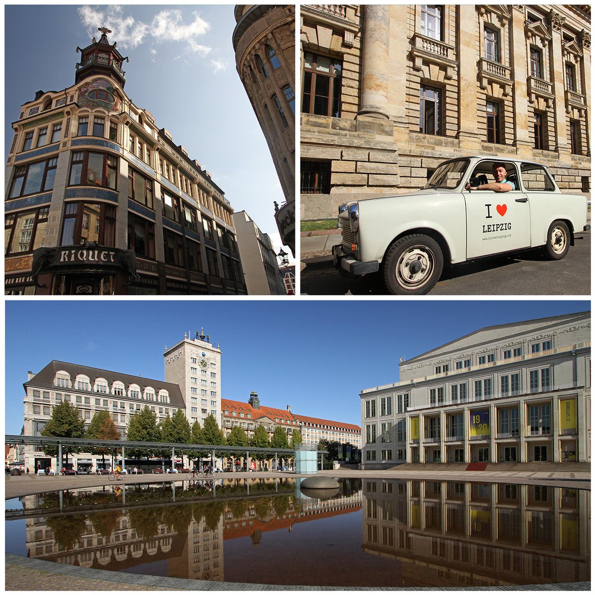 yvonne_travel's tweet photo. Vrrrrroemmmm.. daar gingen we. De hele, prachtige stad door in zo'n historische auto. Hier Peter achter het stuur, maar ik heb zelf ook gestuurd. (bewijs volgt later in een blog) #TrabiSafari #LeipzigTravel #HiddenLeipzig https://t.co/FZHaMj6Ko8