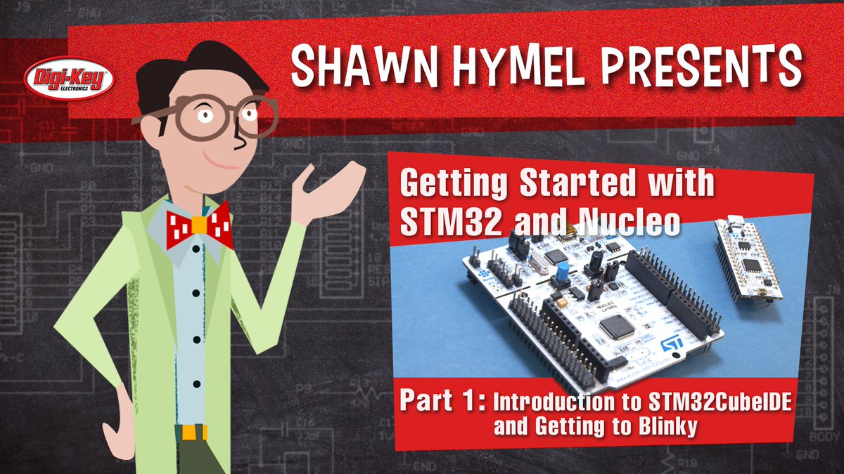 digikey's tweet image. In this video, @ShawnHymel introduces the ST Microelectronics STM32CubeIDE for 32-bit #developmentboards with the #STM32 chip.  @ST_World
Watch Now --&amp;gt; dky.bz/2k5nqbq