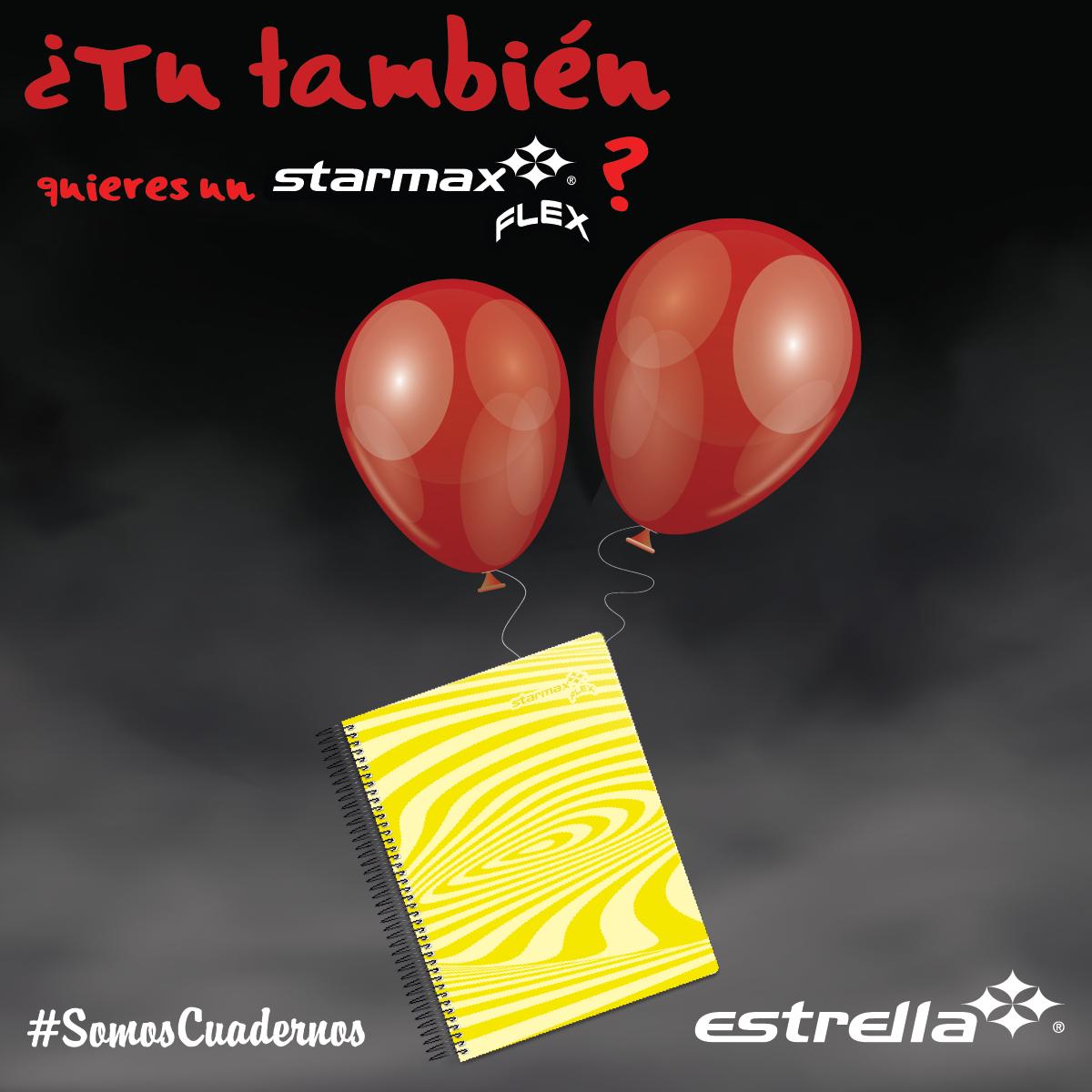 ¡Tu también flotarás 🤡!

#somoscuadernos #tendencia #starmax #flex #profesional #2parte #septiembre #brillaconestrella