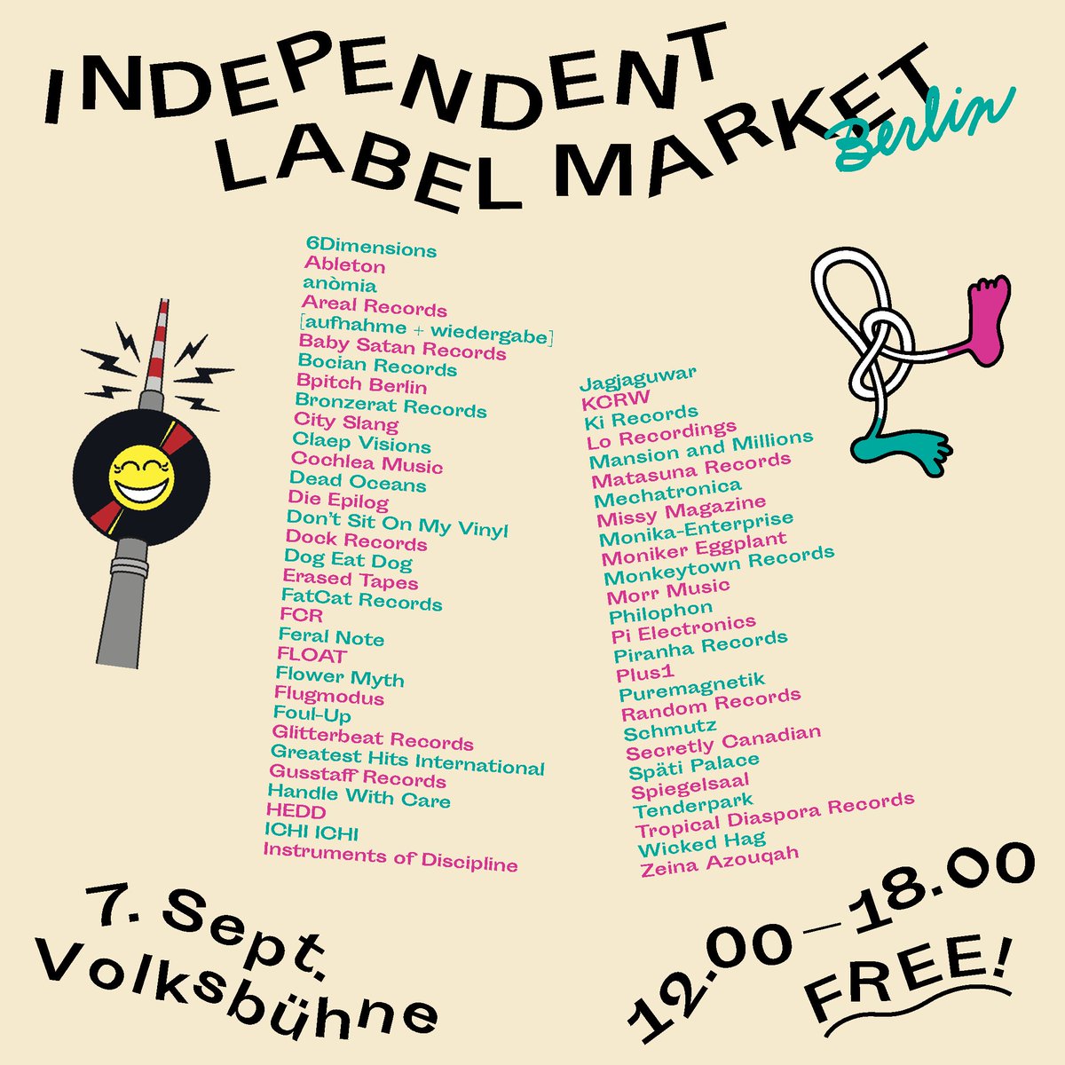 IndieLabelMkt's tweet photo. π₯ THIS IS TOMORROW π₯ Find us on the ground floor of @Volksbuehne from 12.00 to 18.00 for our second #ILMBERLIN x @TSF_Berlin π Join our event to learn more about labels attending & to know what you'll find at their stall π©πͺ https://t.co/sEC36PMb6Z https://t.co/RAFBunEztK