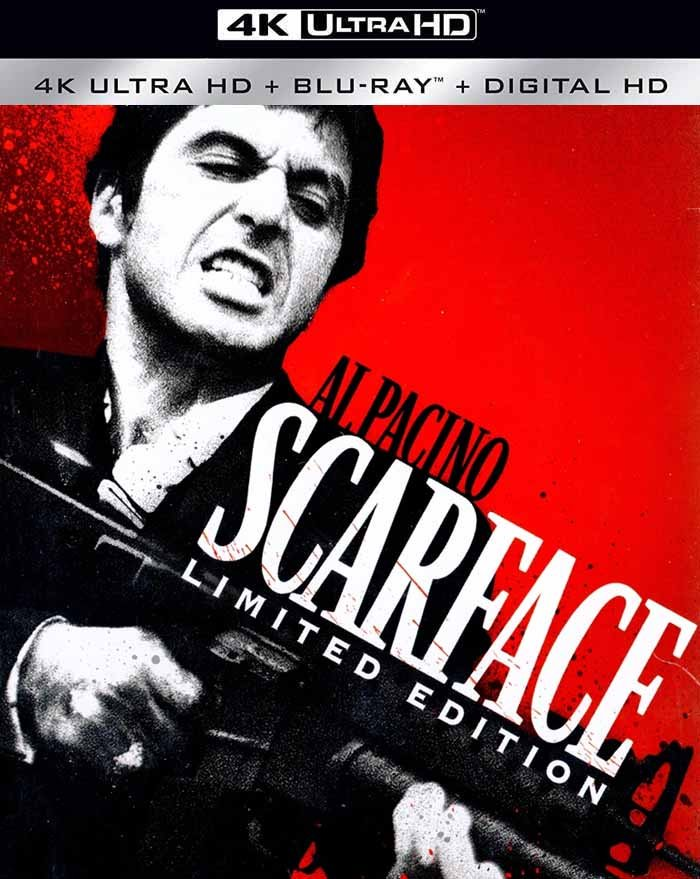 Ultra Hd Blu Ray There Appears To Be A New 4k Ultra Hd Blu Ray Steelbook Of Scarface In France But It Doesn T Show Up Yet On Amazon Fr Or Fnac
