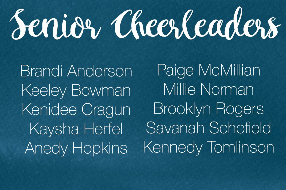 Have you met our amazing SENIORS this year? We seriously love these ladies! 💙💙💙 We couldn’t ask for a better group of girls to lead our team this year.