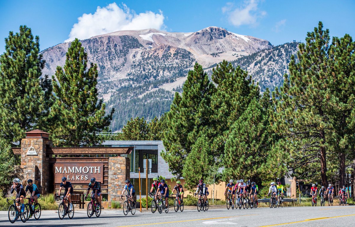 The #MammothGranFondo test ride this morning had perfect weather! Around this weekend? Keep your 👀 open for bikes!
#VisitMammoth