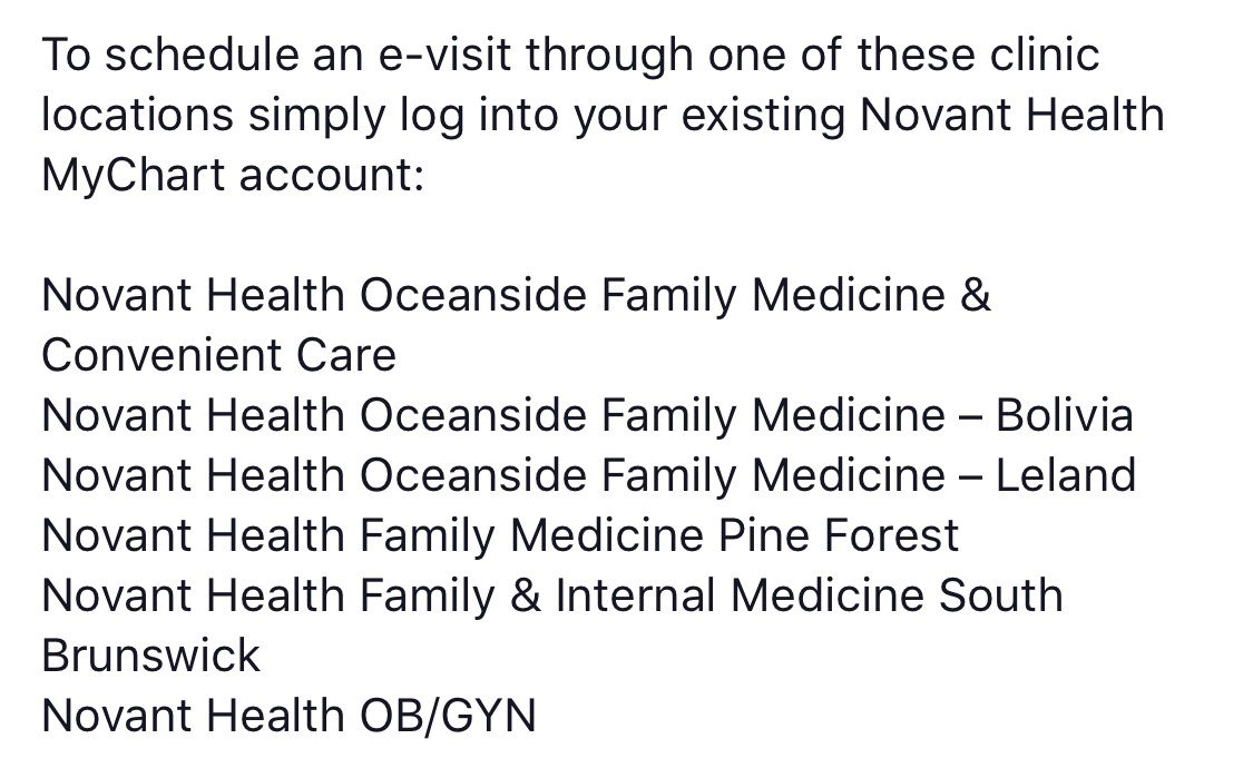 NovantHealth's tweet photo. 🚨 All of our coastal clinics are open following Hurricane Dorian. For your convenience, all of our coastal primary care clinics will be offering FREE e-visits from Friday, September 6 - Friday, September 13 to existing Novant Health patients. More info at https://t.co/Gaa7U74R7A https://t.co/DrVA0EnwMP