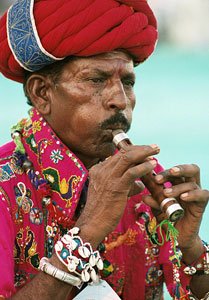 is it Sundari? not exactly but small flute or murli a wind musical instrument used in many singing events in Gujarat.