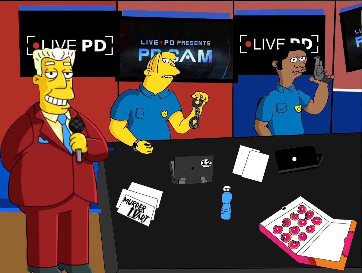 🛑🚔🚔
😋🔫🖼
@Murder4art
#Livepd #Thesimpsons #Simpsons #Doh #Murder4art #Cops #Thepolice #Reckless #Nra #Bettercommunity #Bodies #DunkinCoffee #Boobtube #Pdcam #barrowcounty