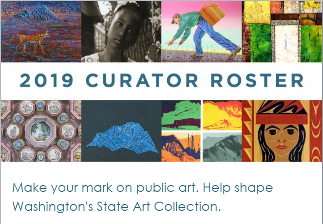 Attention Curators &amp; Aspiring Curators: <a href="/ArtsWA/">ArtsWA</a> just announced an open call for their Curator Roster!

Learn more &amp; apply: buff.ly/2MSHVET