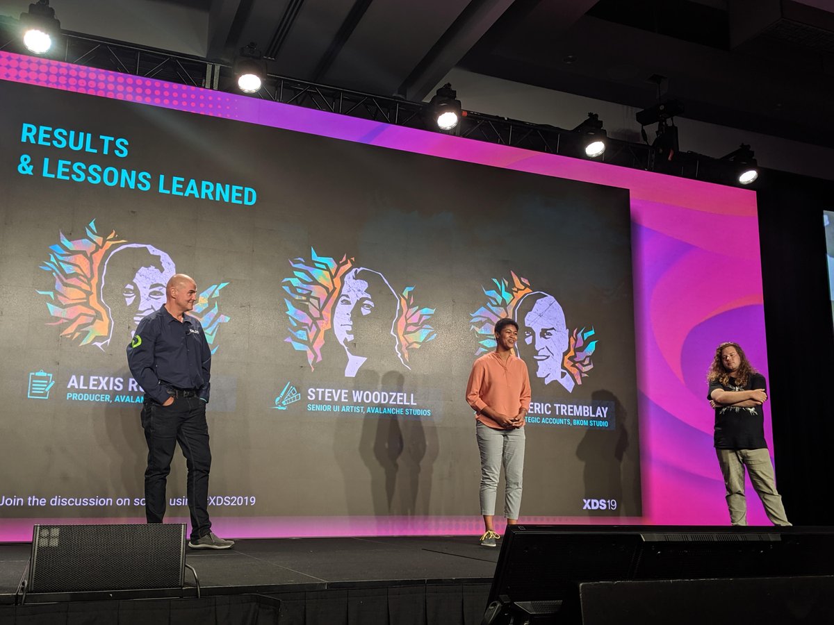 BkomStudios's tweet photo. #BKOMEvent | Today marks the last day of XDS!
It's with great pleasure that Frederic Tremblay, VP Strategic Account at BKOM Studios, gave a conference yesterday afternoon about our collaboration with Avalanche on the game Just Cause 4. ๐คฉ
#BKOMStudios #IgnitingPlay #XDS2019 https://t.co/ROUMER6tJx