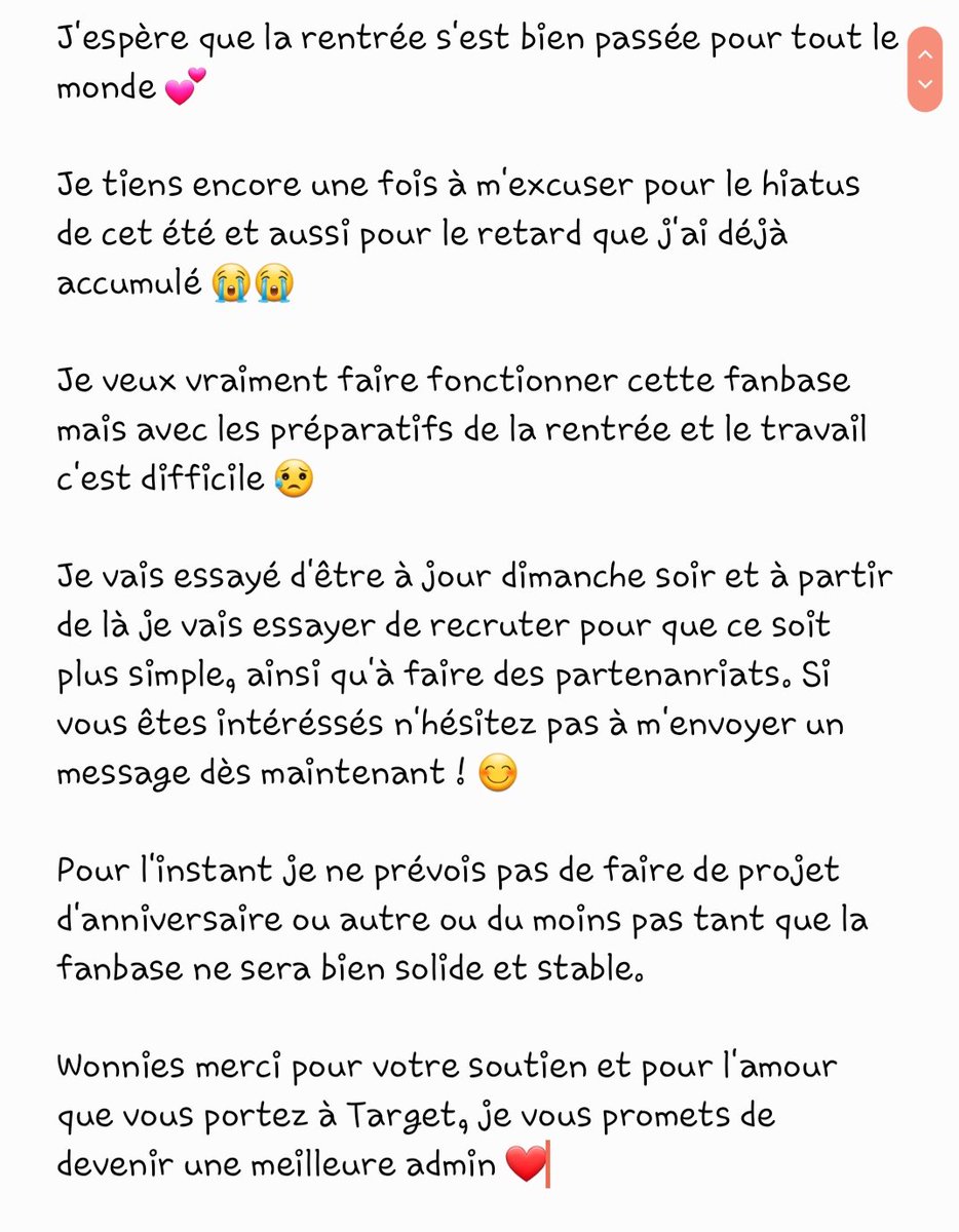 Target_France's tweet image. [MESSAGE IMPORTANT] 

@Target_France